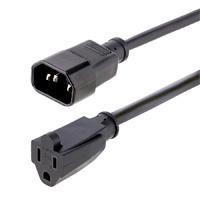 Esta es la imagen de cable de 1m de extension de alimentacion para computadoras