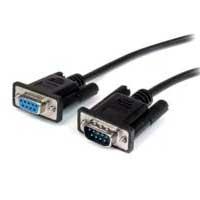 Esta es la imagen de cable de 2m de extension directo straight through serial rs232 video pantalla ega db9 macho a hembra - extensor negro - startech.com mod. mxt1002mbk