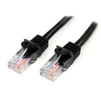 Esta es la imagen de cable de 3m negro de red fast ethernet cat5e rj45 sin enganche - cable patch snagless - startech.com mod. 45pat3mbk