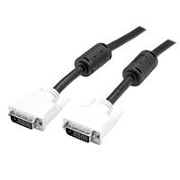 Esta es la imagen de cable de 7.6m dvi-d de doble enlace - cable de video digital para monitor dvi-d macho a macho - negro - 2560x1600 - startech.com mod. dviddmm25