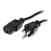 Esta es la imagen de cable de corriente de 1.8m estandar de alimentacion para computadora - 18 awg - nema5-15p a c13 - 10a 125v - startech.com mod. pxt101