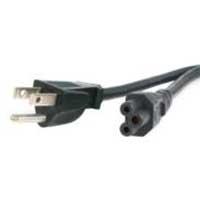 Esta es la imagen de cable de corriente de 1.8m estandar para laptop - 18awg - nema 5-15p a c5 - mickey mouse - cable de alimentacion para laptop - startech.com mod. pxt101nb3s