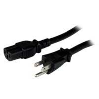 Esta es la imagen de cable de corriente de 2.4m de alimentacin para computadora - servicio pesado - 14awg - nema 5-15p a c15 - 15a 125v - startech.com mod. pxt515c158