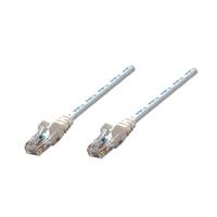 Esta es la imagen de cable de red patch cat6 intellinet rj45 0.5 metros 1.5 ft color blanco