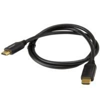Esta es la imagen de cable hdmi de 1m premium de alta velocidad con ethernet - 4k 60hz - 1m - cable hdmi certificado premium - hdmi 2.0 - startech.com mod. hdmm1mp