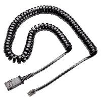 Esta es la imagen de cable hp poly 85r38aa u10/ rj9 y quick disconnect para telefono cisco 7940 - 7960