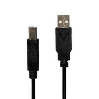 Esta es la imagen de cable para impresora / vorago  / cab-ab018 /  de conector usb-a  a usb-b /  1.8 m /  negro