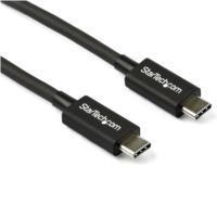Esta es la imagen de cable thunderbolt 3 de 0.8m - 40gbps - certificado - activo - compatible usb-c - entrega de potencia pd 100w - dual 4k - startech.com mod. tblt34mm80cm