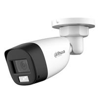 Esta es la imagen de camara analoga/dahua/hac-hfw1200cln-il-a/bullet de 2 mp/ iluminacin dual inteligente fullcolor/ lente de 2.8mm/ 102 grados de apertura/ 20mts de ir y luz ir/ micrfono integrado/ ip67/cvi/cvba/ahd