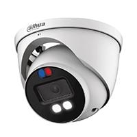 Esta es la imagen de camara/ dahua/ hac-me1509h-a-pv-s2domo tioc de 5 mp/ iluminador dual inteligente/lente 2.8mm/111 de apertura/40 mts de iluminacin visible e ir/estrobo de luz roja y azul/ super adap/microfono in