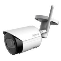 Esta es la imagen de camara dahua ip bullet wifi de 4 megapixeles/ lente de 2.8mm/ 90 grados de apertura/ h.265/ ir de 30 metros/ microfono integrado/ ranura para microsd/ metalica/ ip67/ dwdr/ videoanaliticos con smd/
