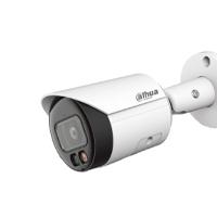 Esta es la imagen de camara ip/ dahua/ ipc-hfw2449s-s-il/ bullet ip 4 mp/ iluminador dual inteligentefull color/ wizsense/ lente de 2.8mm/ 95 grados/ microfono/ 30 mts de ir y luz visible/ metal/ msd/wdr 120db/ smd /poe