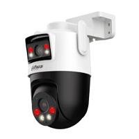 Esta es la imagen de camara ip/ dahua/ ipc-wpt1339dd-sw-3e2-pv/ ip pt wifi dual de 6 mp/ 2 lentes de 3 mp c/u(fijo y pt)