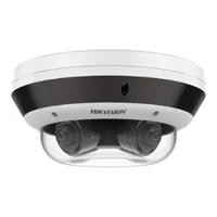 Esta es la imagen de camarra panovu series hikvision ds-2cd6d54g1-izs(b) vista panorámica 360º / 4 lentes mot. 2.8 a 12 mm / 20 megapixel en total / darkfighter /exterior ip67 / ik10 / hi-poe / wdr / 30 mts ir / microsd