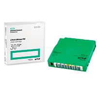 Esta es la imagen de cartucho de datos hpe lto-8 ultrium de 30 tb rw 700 mb/s
