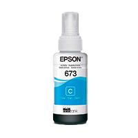 Esta es la imagen de cartucho epson modelo 673 cyan