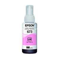 Esta es la imagen de cartucho epson modelo 673 magenta light