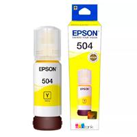 Esta es la imagen de cartucho epson modelo t504 amarillo