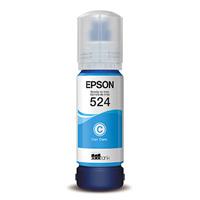 Esta es la imagen de cartucho epson modelo t524 cyan
