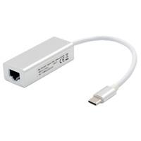 Esta es la imagen de convertidor brobotix usb-c macho a rj45 hembra