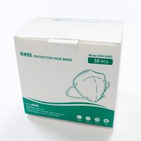 Esta es la imagen de cubre bocas kn95 blanco con 30 pzas