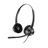 Esta es la imagen de diadema hp poly 767g0aa encorepro 320/auriculares estero usb-a para call center color negro