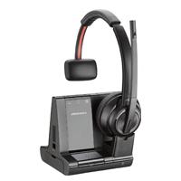 Esta es la imagen de diadema hp poly 7s447aaaba savi 8210-m office/ inalambrica dect version microsoft teams conecta telefono de escritorio