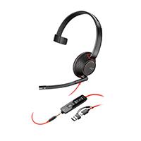 Esta es la imagen de diadema hp poly 8x230aa bw 5210 / monoaurales usb-c/a conector de 3
