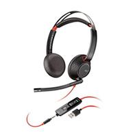 Esta es la imagen de diadema hp poly 8x231aa blackwire c5220/ alambrica binaural usb-a usb-c 3