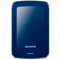Esta es la imagen de disco duro externo adata hv300 2tb portatil 2.5 usb 3.2 windows mac linux dashdrive slim color azul ahv300-2tu31-cbl