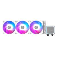 Esta es la imagen de disipador de enfriamiento liquido ms mag coreliquid a13 360 / white/ 360mm / intel