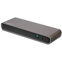 Esta es la imagen de docking station thunderbolt 3 con 2 salidas de video 4k para laptops windows y mac - entrega de potencia pd 85w - startech.com mod. tb3dk2dppd