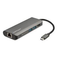 Esta es la imagen de docking station usb-c con hdmi - 4k - mac / windows - lector de tarjetas sd - hub usb c a usb 3.0 - 2x usb-a 1x usb-c pd 3.0 - startech.com mod. dkt30csdhpd3