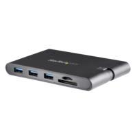 Esta es la imagen de docking station usb-c con hdmi y vga - para mac y windows -3x usb 3.0 - sd / micro sd - pd 3.0 - adaptador usb c a usb 3.0 - startech.com mod. dkt30chvscpd