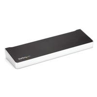 Esta es la imagen de docking station usb-c para laptops - replicador de puertos usb tipo c para 3 pantallas 4k - con pd 2x dp y 1x hdmi para macbook - startech.com mod. dk30ch2dppd