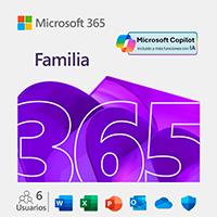 Esta es la imagen de esd microsoft 365 family / suscripcion anual / descarga digital / 6 usuarios / 5 dispositivos / aplicaciones: word