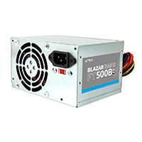Esta es la imagen de fuente de poder acteck blazar basic ft500b / atx / 500 w / ventilador 120 mm / bajo nivel de ruido / metalico / ac-938150