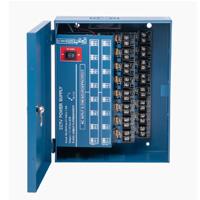 Esta es la imagen de fuente de poder profesional heavy duty epc by hikvision xp-16dc-20-4kv 20 amperes / 16 canales / hasta 1.25a por salida / ajuste independiente de 11 a 15 vcc por salida / proteccin sobrecargas