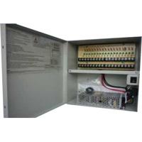 Esta es la imagen de fuente de poder saxxon con distribuidor de energia / 12v/ 20 amperes/ para 18 camaras