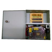 Esta es la imagen de fuente de poder saxxon regulada/ 12v/ 20 amperes/ distribuidor para 9 camaras/ 2.22 amp por canal