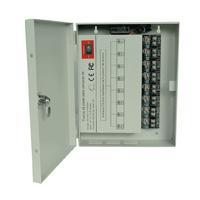 Esta es la imagen de fuentes de energia/saxxon/psu1213d8h/fuente de poder profesional de 11 a 15 vcd/ 13 amperes/ para 8 camaras hasta 4k/ 1.6 amperes por canal/ proteccin contra sobrecargas/ filtro de ruido por canal/