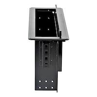 Esta es la imagen de gabinete de conectividad de mesa de juntas de dos módulos con administración de cableado