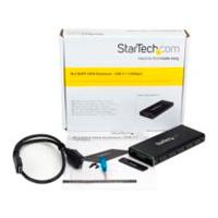 Esta es la imagen de gabinete externo usb 3.1 carcasa protectora de disco duro usb a m.2 ngff - gabinete caja de ssd m.2 para ssds m.2 sata - startech.com mod. sm21bmu31c3