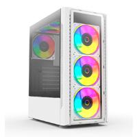 Esta es la imagen de gabinete gamer balam rush dragonfly perform crystal gm590cw / media torre / atx