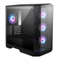 Esta es la imagen de gabinete gaming msimag pano m100r pz / media torre / m-atx/itx/micro atx tower negro / sin fuente/pc/gamer