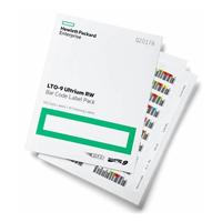 Esta es la imagen de hpe paquete de etiquetas con codigo de barras lto-7 ultrium rw