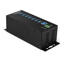 hub concentrador usb de 7 puertos con adaptador de corriente - con protección esd de 350w- hub industrial usb 3.0 startech Esta es la imagen de hub concentrador usb de 7 puertos con adaptador de corriente - con protección esd de 350w- hub industrial usb 3.0 startech