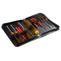 Esta es la imagen de juego kit set de reparacin herramientas computadora pc 11 piezas con estuche - torx phillips plano - extractor de chips - startech.com mod. ctk200