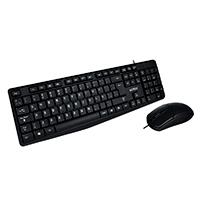 Esta es la imagen de kit acteck creator mk210 / teclado y mouse / alambrico usb / 105 teclas / español / windows / optico / 2 botones scroll / 1000 dpi / negro / ac-928984