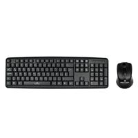 Esta es la imagen de kit de teclado y mouse alambrico conector usb perfect choice - negro